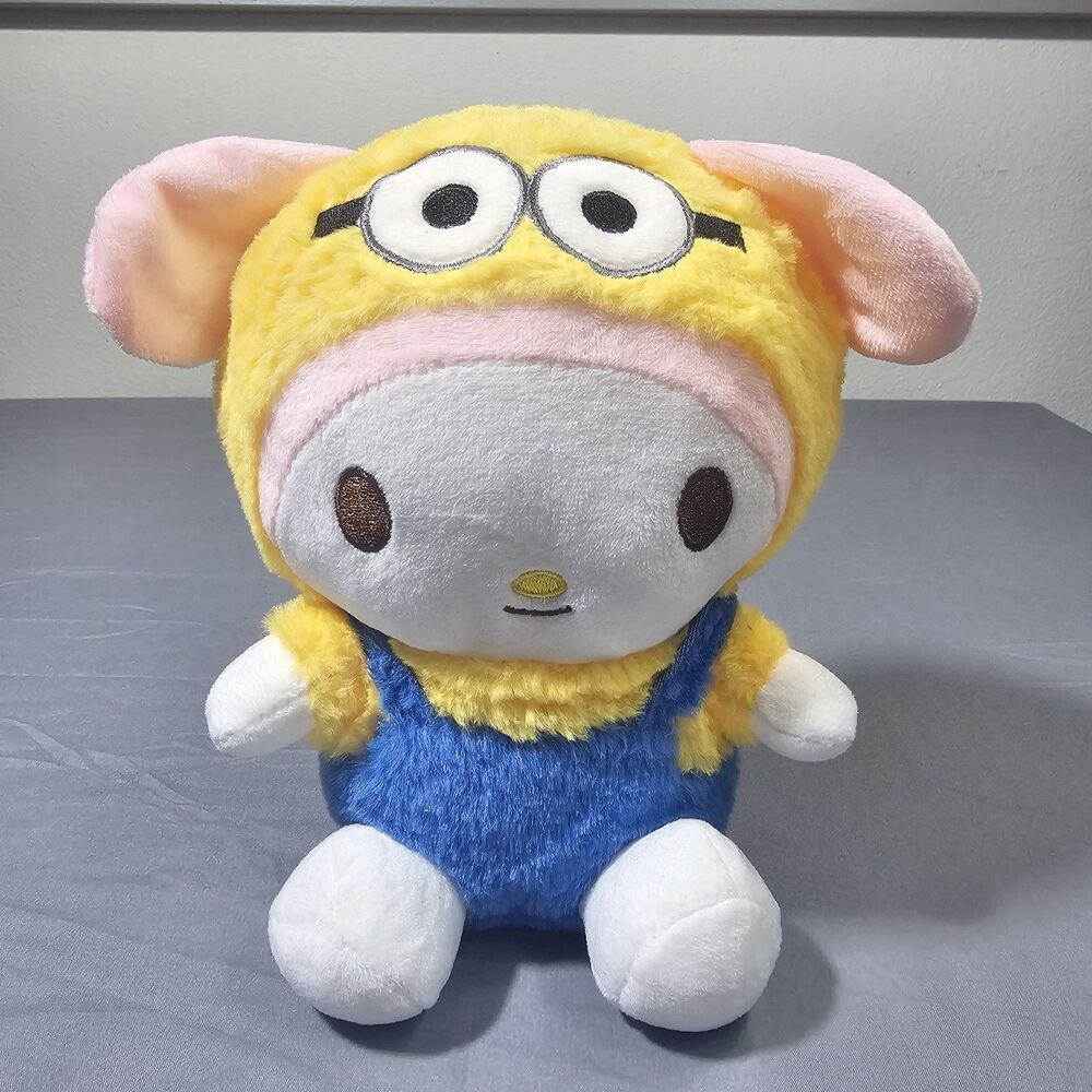 My Melody Minions Costume Plush Sanrio Universal Studios Japan Crossover 10"